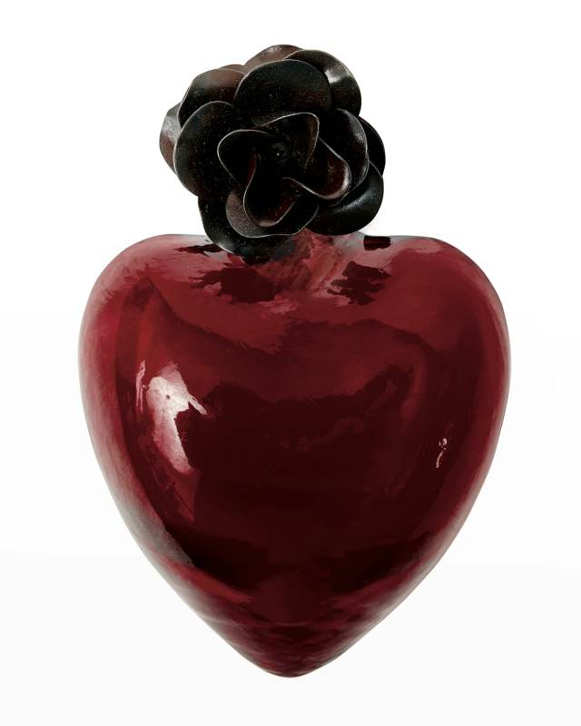 Corazon de Melon Rojo Decorative Glass